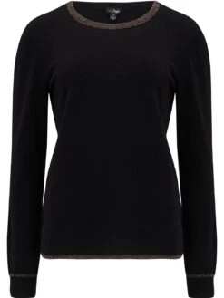 Pour Moi Rosie Colour Block Knit Jumper - Black/Multi -Modish Muse 100GG SQ5 0000000292 BLACK MULTI MDd1