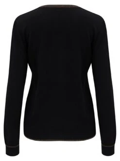 Pour Moi Rosie Colour Block Knit Jumper - Black/Multi -Modish Muse 100GG SQ6 0000000292 BLACK MULTI MDd2