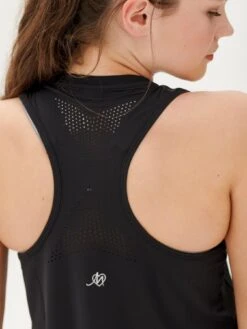 Pour Moi Energy Cut Out Vest Top - Black -Modish Muse 100J7 SQ2 0000000004 BLACK MDb