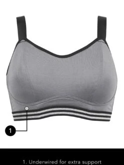 Pour Moi Energy Empower U/W Lightly Padded Convertible Sports Bra - Multi -Modish Muse 10386 SQ4 0000000029 MULTI MDd