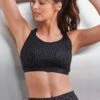 Pour Moi Energy Strive Non Wired Full Cup Sports Bra - Black/Multi -Modish Muse 103C4 SQ1 0000000292 BLACK MULTI MDf
