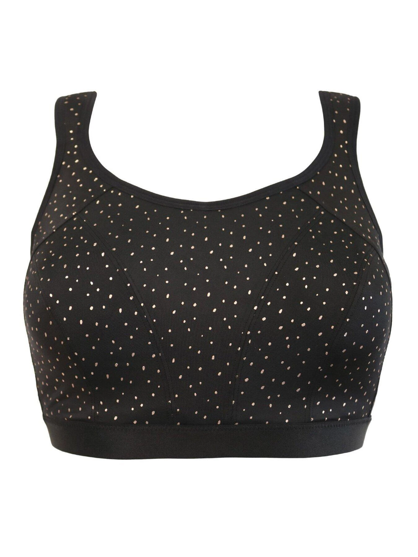 Pour Moi Energy Strive Non Wired Full Cup Sports Bra - Black/Multi 5 Pour Moi Energy Strive Non Wired Full Cup Sports Bra - Black/Multi - Image 3