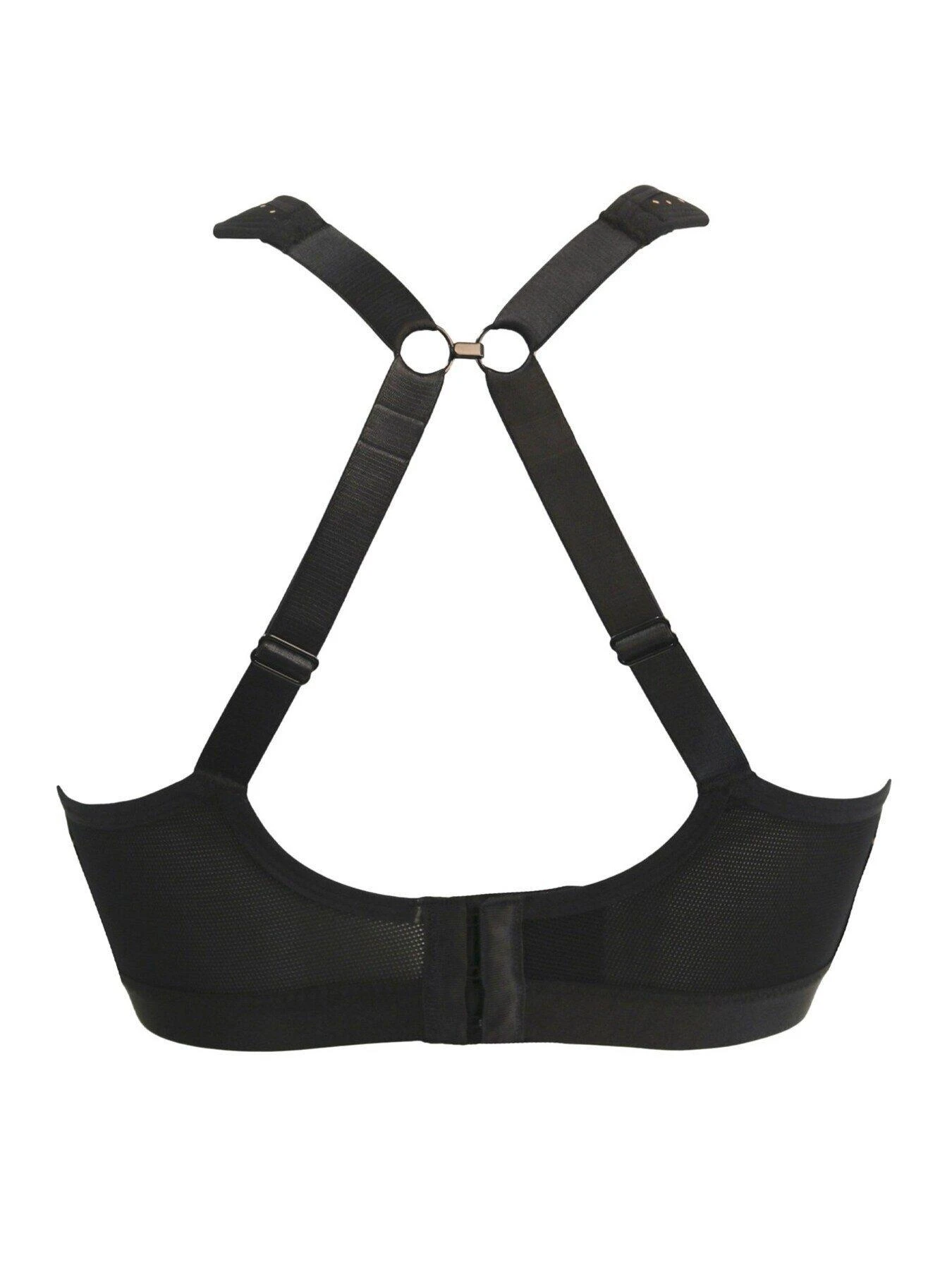 Pour Moi Energy Strive Non Wired Full Cup Sports Bra - Black/Multi 6 Pour Moi Energy Strive Non Wired Full Cup Sports Bra - Black/Multi - Image 4