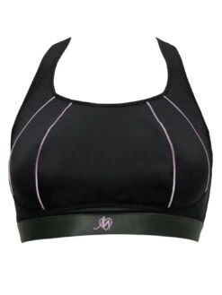 Pour Moi Energy Spirit U/W Lightly Padded Cross Back Sports - Black/Multi -Modish Muse 103K3 SQ4 0000000292 BLACK MULTI MDd