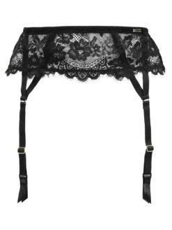 Pour Moi India Lace Suspender -Modish Muse 1048L SQ4 0000000004 BLACK MDd