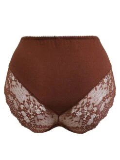 Pour Moi Flora Deep Brief - Brown -Modish Muse 106OP SQ5 0000000143 BROWN MDd1
