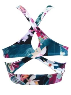 Pour Moi Energy Mesh Insert Crop Top - Floral Multi -Modish Muse 107XY SQ5 0000000629 FLORAL MDd1