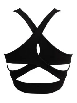 Pour Moi Energy Mesh Insert Crop Top - Black -Modish Muse 108Z5 SQ5 0000000004 BLACK MDd1