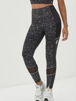 Pour Moi Energy Reflective Mesh Panel Legging - Multi