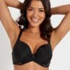 Pour Moi Sofia Padded T-Shirt Bra - Black -Modish Muse 10A6E SQ1 0000000004 BLACK MDf