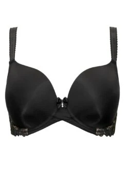 Pour Moi Sofia Padded T-Shirt Bra - Black -Modish Muse 10A6E SQ4 0000000004 BLACK MDd