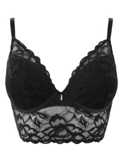 Pour Moi Manhattan Padded Longline - Black -Modish Muse 10A9Q SQ4 0000000004 BLACK MDd