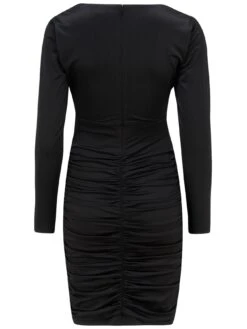 Pour Moi Nina Shine Jersey Cut Out Mini Bodycon Dress - Black -Modish Muse 10ABR SQ5 0000000004 BLACK MDd1