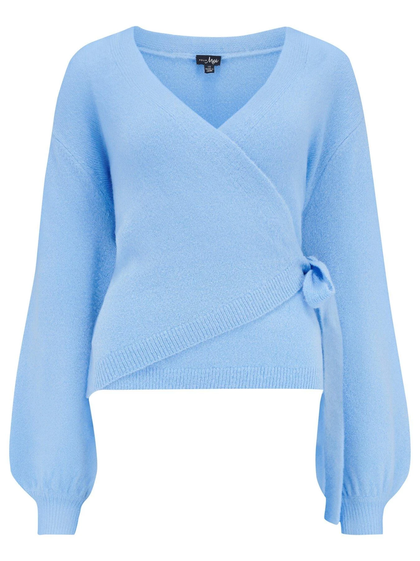 Pour Moi Elle Knit Ballet Top - Light Blue 6 Pour Moi Elle Knit Ballet Top - Light Blue - Image 4