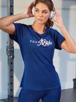 Pour Moi Energy Logo Short Sleeved Top