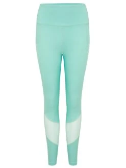 Pour Moi Energy Full Length Mesh Panel Sports Legging - Aqua -Modish Muse 10FC6 SQ4 0000000106 AQUA MDd