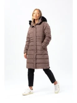 Hype Womens Iron Longline Padded Woven Label Jacket 9 Hype Womens Iron Longline Padded Woven Label Jacket -Modish Muse 10GS4 SQ3 0000000039 PURPLE MDo