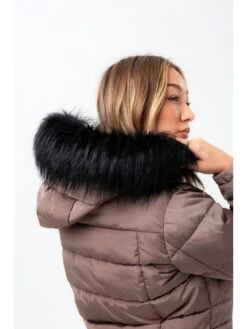 Hype Womens Iron Longline Padded Woven Label Jacket 10 Hype Womens Iron Longline Padded Woven Label Jacket -Modish Muse 10GS4 SQ4 0000000039 PURPLE MDd