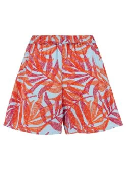 Pour Moi Crinkle Viscose Tie Front Beach Shorts - Multi -Modish Muse 10HO2 SQ6 0000000029 MULTI MDd2