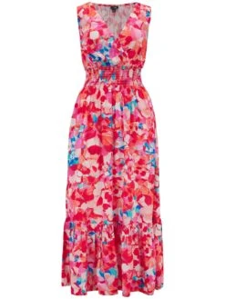 Pour Moi Carmen Woven Elasticated Neckline Sleeveless Midaxi Dress - Bright Pink 8 Pour Moi Carmen Woven Elasticated Neckline Sleeveless Midaxi Dress - Bright Pink -Modish Muse 10HW8 SQ5 0000000368 BRIGHT PINK MDd1