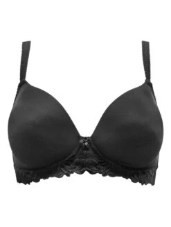 Pour Moi St Tropez Padded Non-Wired T-Shirt Bra - Black -Modish Muse 110OL SQ4 0000000004 BLACK MDd