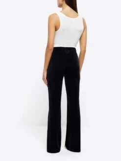 River Island Velour Joggers - Black -Modish Muse 112HS SQ2 0000000004 BLACK MDb