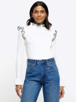 River Island Frill Detail Jumper