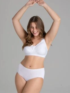 Miss Mary Of Sweden Wonderful Soft Cup Bra -Modish Muse 4U3ER SQ3 0000000013 WHITE MDo