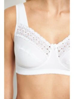 Miss Mary Of Sweden Wonderful Soft Cup Bra -Modish Muse 4U3ER SQ4 0000000013 WHITE MDd