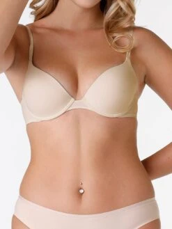 Wonderbra T Shirt Bra - Skin