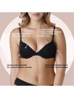 Wonderbra T Shirt Bra - Skin -Modish Muse MV7DA SQ4 0000000096 SKIN MDd
