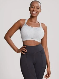 Panache Sport Sports Wired Sports Bra - Grey Marl