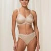 Triumph Doreen Cotton Non Wired Bra - Nude -Modish Muse PEKF4 SQ1 0000000096 SKIN MDf
