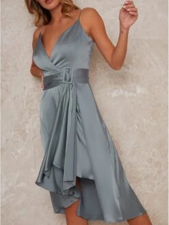 Chi Chi London Jennifer Bridesmaid Dress - Green -Modish Muse R44GH SQ3 0000000047 GREEN MDo