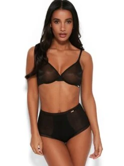 Gossard Glossies Sheer Bra - Black -Modish Muse T7RQV SQ4 0000000004 BLACK MDd