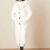 Monsoon Trinity Teddy Long Coat -Modish Muse TEAH4 SQ1 0000000168 IVORY MDf