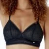 Pretty Polly Delicate Lace Non Wired Bra -Modish Muse TEAQ4 SQ1 0000000004 BLACK MDf