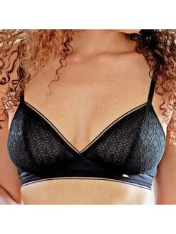 Pretty Polly Delicate Lace Non Wired Bra -Modish Muse TEAQ4 SQ4 0000000004 BLACK MDd