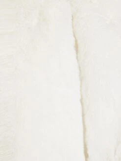 Quiz Faux Fur Wrap -Modish Muse TWMD7 SQ4 0000000013 WHITE MDd
