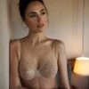 Gossard Glossies Lace Sheer Bra - Nude -Modish Muse TYN7Q SQ1 0000000159 NUDE MDf