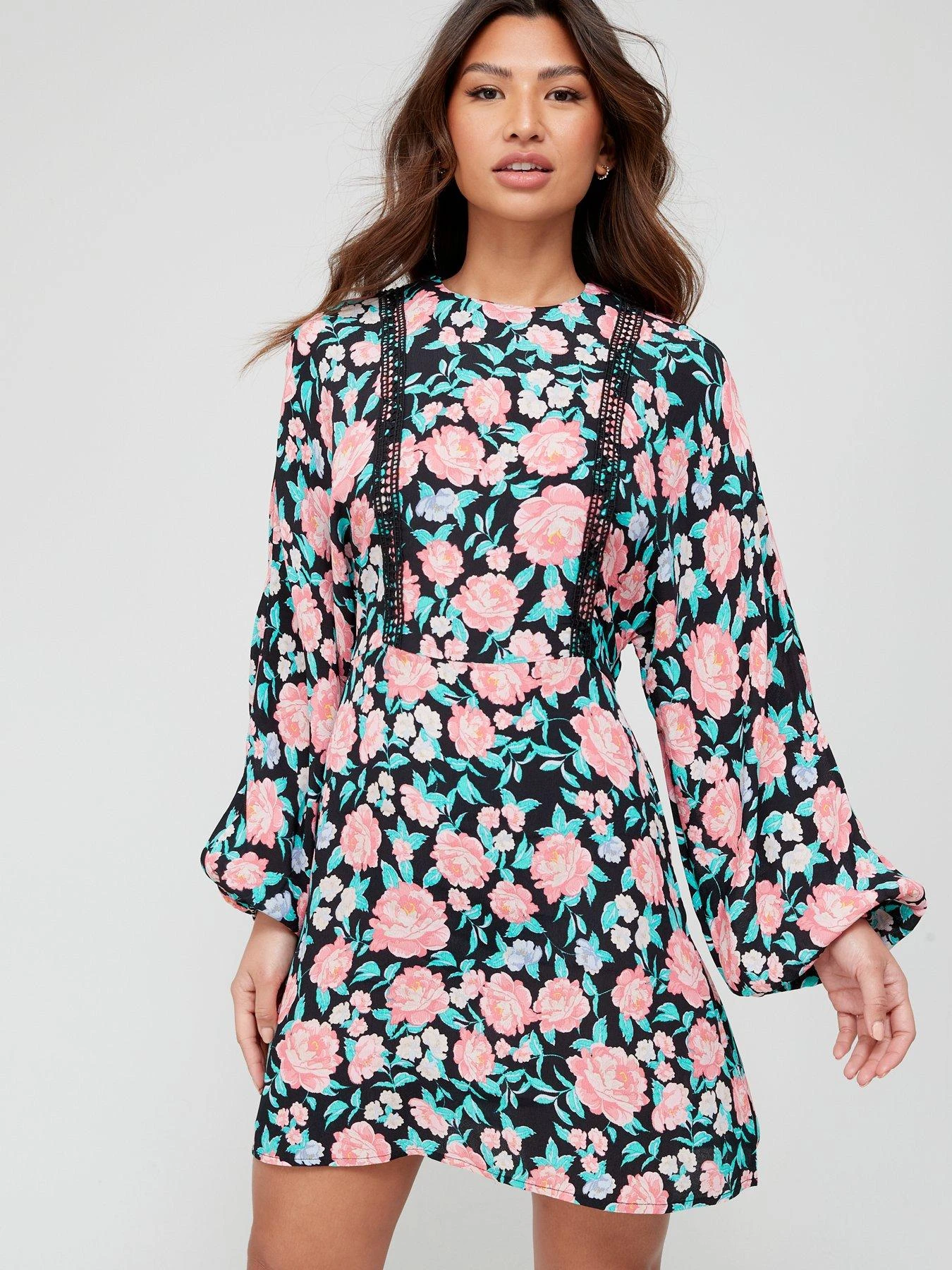 River Island Wrap Tea Dress - Black 3 River Island Wrap Tea Dress - Black