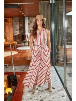 Joe Browns Ocean View Shirt Dress -red -Modish Muse UGECR SQ3 0000000017 RED MDo