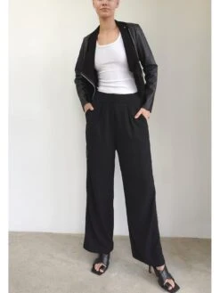 Religion Waterfall Leather And Suede Jacket -Black 13 Religion Waterfall Leather And Suede Jacket -Black -Modish Muse UM37F SQ6 0000000004 BLACK MDd2