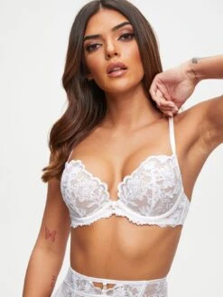 Ann Summers The Icon Padded Plunge White -Modish Muse URFG9 SQ4 0000000013 WHITE MDd