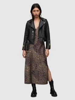 AllSaints Balfern Gold Biker -Modish Muse UVB9A SQ3 0000000004 BLACK MDo