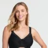 Miss Mary Of Sweden Miss Mary Cotton Comfort Underwired Bra -Modish Muse UVVB9 SQ1 0000000004 BLACK MDf