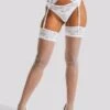 Ann Summers Hosiery Lace Top Glossy Stockings -Modish Muse UW9YG SQ1 0000000013 WHITE MDf