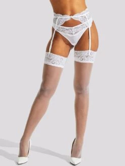 Ann Summers Hosiery Lace Top Glossy Stockings