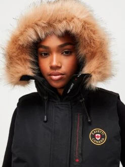 Zavetti Canada Gabellia Hooded Gilet-Black -Modish Muse UXADH SQ5 0000000004 BLACK MDd1