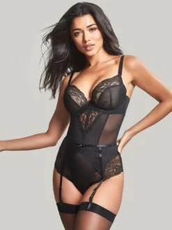 Panache Ana Bodysuit - Black